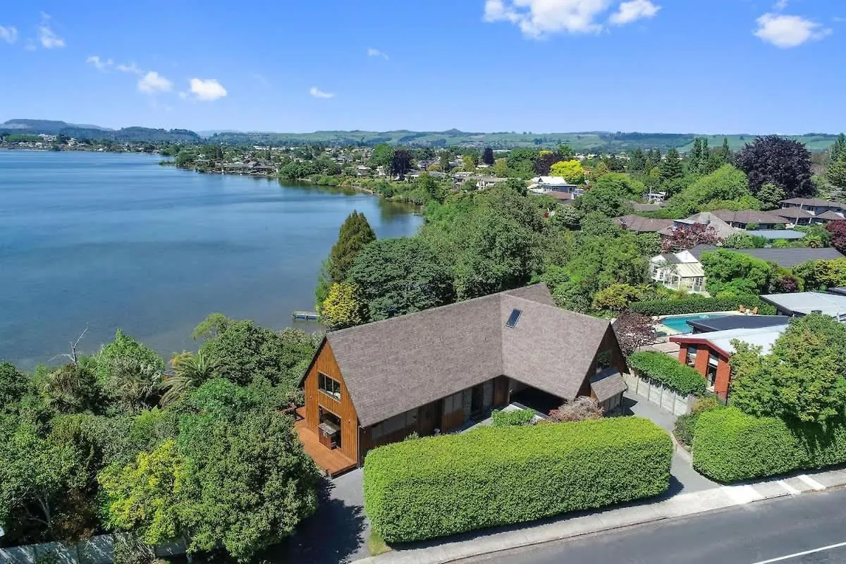 Prázdninový dům Vila Pukeko Landing Rotorua Nový Zéland